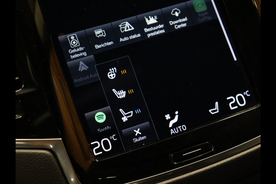 Volvo XC90 2.0 T8 Recharge AWD Inscription Exclusive [SCHUIFKANTELDAK, CAMERA 360, ADAPTIVE CRUISE CONTROL, MEMORY SEATS, HARMAN/KARDON, HUD, MASSAGE STOELEN, BLUETOOTH TELEFOON, NIEUWSTAAT]