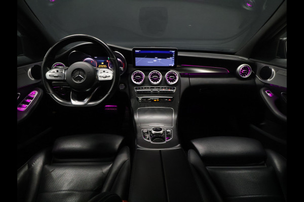 Mercedes-Benz C-Klasse 180 AMG Sport [SCHUIFKANTELDAK, SFEERVERLICHTING, APPLE CARPLAY, ANDROID, CAMERA, STOELVERWARMING, VOL LEDER, CRUISE, CLIMATE, NIEUWSTAAT]