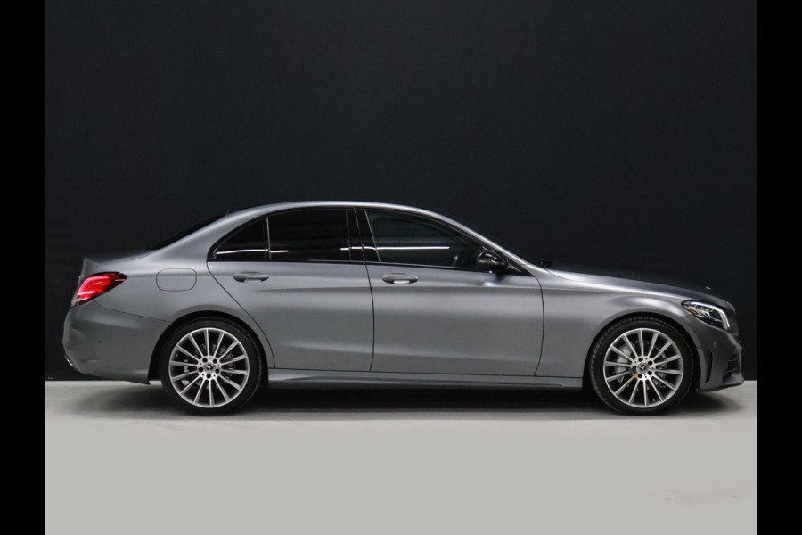 Mercedes-Benz C-Klasse 180 AMG Sport [SCHUIFKANTELDAK, SFEERVERLICHTING, APPLE CARPLAY, ANDROID, CAMERA, STOELVERWARMING, VOL LEDER, CRUISE, CLIMATE, NIEUWSTAAT]