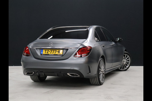 Mercedes-Benz C-Klasse 180 AMG Sport [SCHUIFKANTELDAK, SFEERVERLICHTING, APPLE CARPLAY, ANDROID, CAMERA, STOELVERWARMING, VOL LEDER, CRUISE, CLIMATE, NIEUWSTAAT]