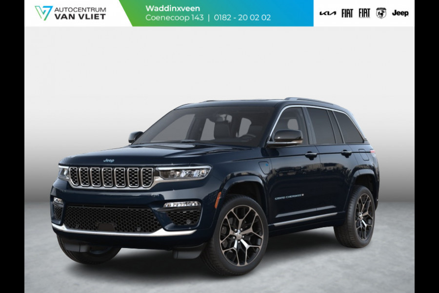 Jeep Grand Cherokee 380pk Aut. Summit Reserve 4xe | Premium Audio | Camera | Adapt. Cruise | Schuif/Kanteldak | Head Up | 21" | Winter Pack | Luxery Leather Seats | 2x 10,1" beeldschermen achterin