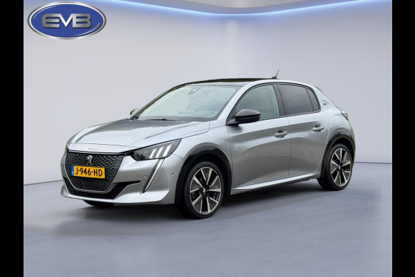Peugeot e-208 EV GT 350 50 kWh, adaptief cruise control, panoramadak 1/2 lederen sportinterieur, 1 e eigenaar,nl auto nap