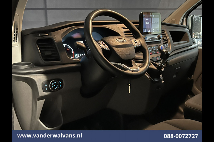 Ford Transit Custom 2.0 TDCI 131pk L2H1 Euro6 Airco | Apple Carplay | Android Auto | LED | Cruisecontrol Verwarmde voorruit, Stoelverwarming, Parkeersensoren Bijrijdersbank, 2800kg trekvermogen