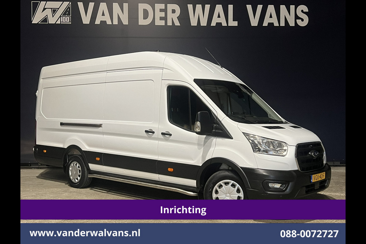 Ford Transit 2.0 TDCI 130pk L4H3 Jumbo Euro6 *Post NL inrichting* Airco | Camera | Apple Carplay LED, Cruisecontrol, Android Auto, Sidebars, Verwarmde Voorruit, Schappen, Doorloopdeur, Parkeersensoren Ford Transit 2.0 TDCI 130pk L4H3 Jumbo Euro6 *Post NL inrichting* Airco | Camera | Apple Carplay LED, Cruisecontrol, Android Auto, Sidebars, Verwarmde Voorruit, Schappen, Doorloopdeur, Parkeersensoren