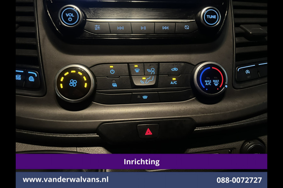 Ford Transit 2.0 TDCI 130pk L4H3 Jumbo Euro6 *Post NL inrichting* Airco | Camera | Apple Carplay LED, Cruisecontrol, Android Auto, Sidebars, Verwarmde Voorruit, Schappen, Doorloopdeur, Parkeersensoren