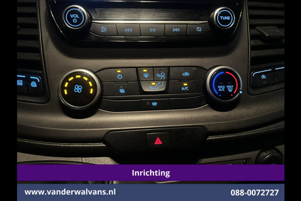 Ford Transit 2.0 TDCI 130pk L4H3 Jumbo Euro6 *Post NL inrichting* Airco | Camera | Apple Carplay LED, Cruisecontrol, Android Auto, Sidebars, Verwarmde Voorruit, Schappen, Doorloopdeur, Parkeersensoren