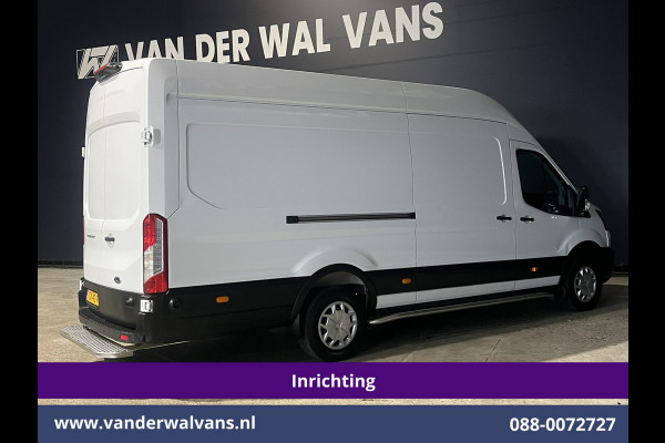 Ford Transit 2.0 TDCI 130pk L4H3 Jumbo Euro6 *Post NL inrichting* Airco | Camera | Apple Carplay LED, Cruisecontrol, Android Auto, Sidebars, Verwarmde Voorruit, Schappen, Doorloopdeur, Parkeersensoren