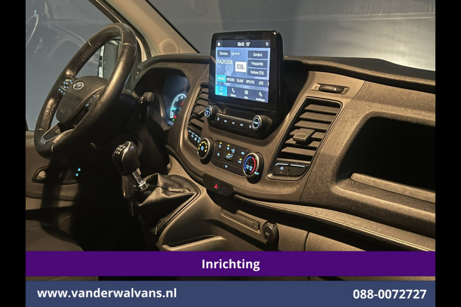 Ford Transit 2.0 TDCI 130pk L4H3 Jumbo Euro6 *Post NL inrichting* Airco | Camera | Apple Carplay LED, Cruisecontrol, Android Auto, Sidebars, Verwarmde Voorruit, Schappen, Doorloopdeur, Parkeersensoren