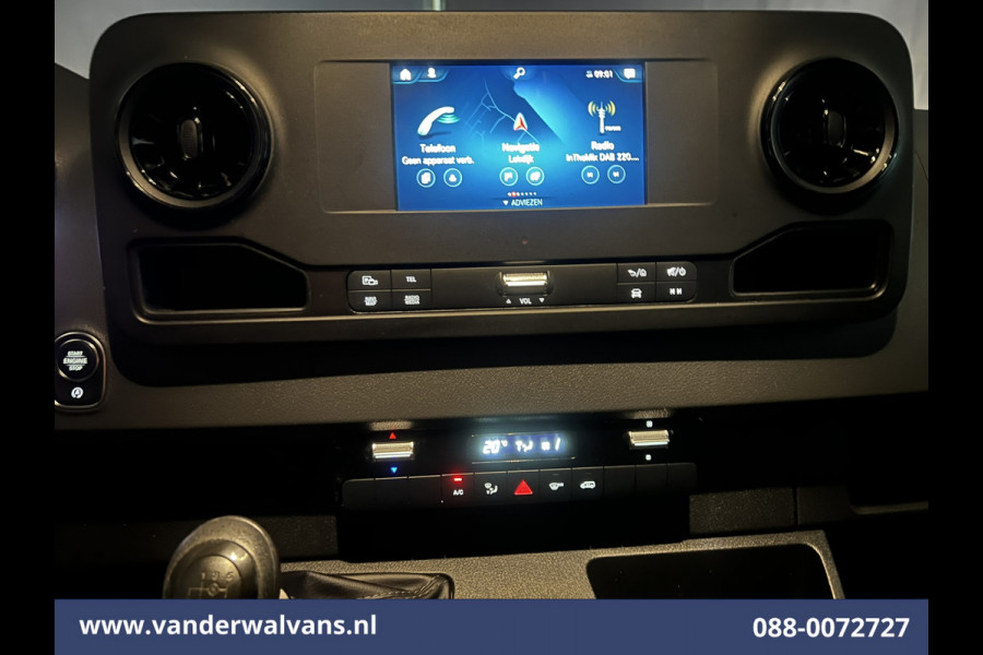 Mercedes-Benz Sprinter 315 CDI 150pk L3H2 Euro6 Airco | 360 Graden Camera | Apple Carplay | Navigatie Cruisecontrol, Android Auto, Stoelverwarming, Chauffeursstoel, Parkeersensoren, Bijrijdersbank