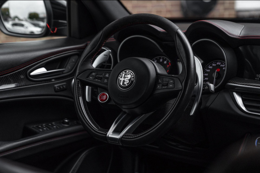 Alfa Romeo Stelvio 2.9 V6 AWD Quadrifoglio 510 PK Adaptive Cruise Harman Kardon Keyless 20''