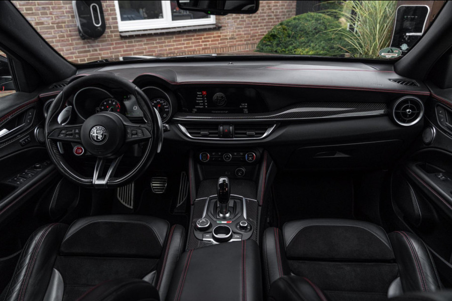 Alfa Romeo Stelvio 2.9 V6 AWD Quadrifoglio 510 PK Adaptive Cruise Harman Kardon Keyless 20''