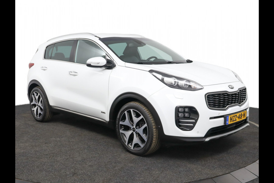 Kia Sportage 1.6 T-GDI 4WD GT-PlusLine - Airco -  Cruise Control - Climate Control - Dodehoek Detectie - Lederen Bekleding - Navigatie - Stoel/Stuur Verwarming - 12 Maanden BOVAG Garantie