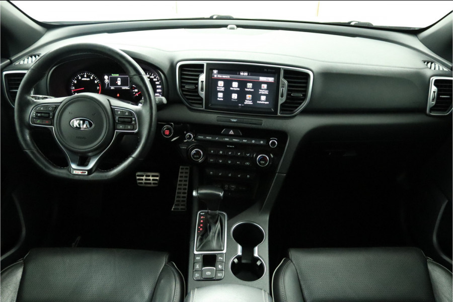 Kia Sportage 1.6 T-GDI 4WD GT-PlusLine - Airco -  Cruise Control - Climate Control - Dodehoek Detectie - Lederen Bekleding - Navigatie - Stoel/Stuur Verwarming - 12 Maanden BOVAG Garantie