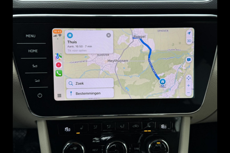 Škoda Superb Combi 1.8 TSI Style Business Automaat Adaptive cruise Climate control Leer/Alcantara Stoelverwarming Apple / Android