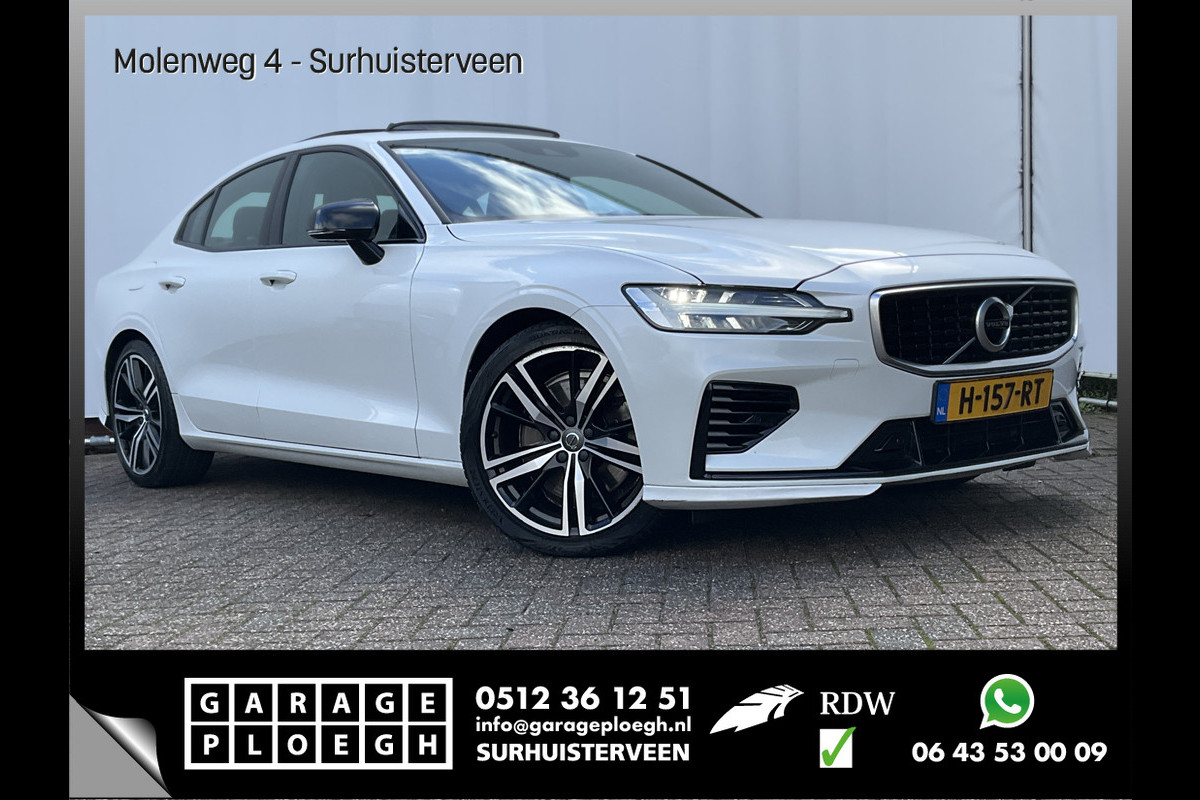 Volvo S60 2.0 T6 340pk AWD Twin Engine R-Design PHEV Pano.dak Leer Stoelverw. V+A