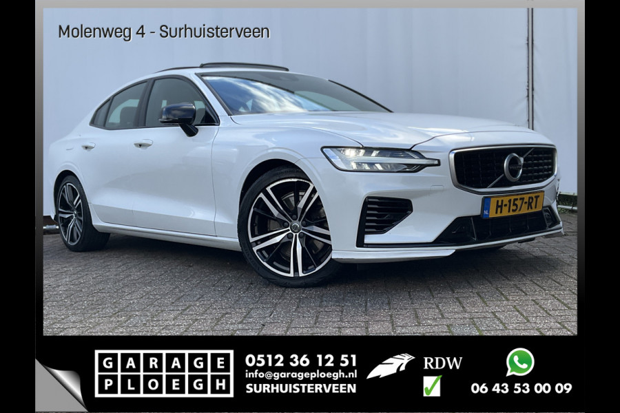 Volvo S60 2.0 T6 340pk AWD Twin Engine R-Design PHEV Pano.dak Leer Stoelverw. V+A