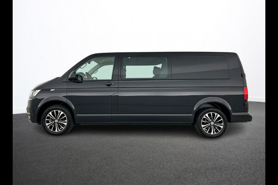 Volkswagen Transporter 2.0 TDI L2H1 Dubbele Cabine Highline Automaat Navigatie Carplay Parkeersensoren Trekhaak Cruise control (Acc) 6-zits Euro6