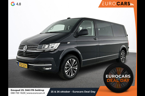 Volkswagen Transporter 2.0 TDI L2H1 Dubbele Cabine Highline Automaat Navigatie Carplay Parkeersensoren Trekhaak Cruise control (Acc) 6-zits Euro6