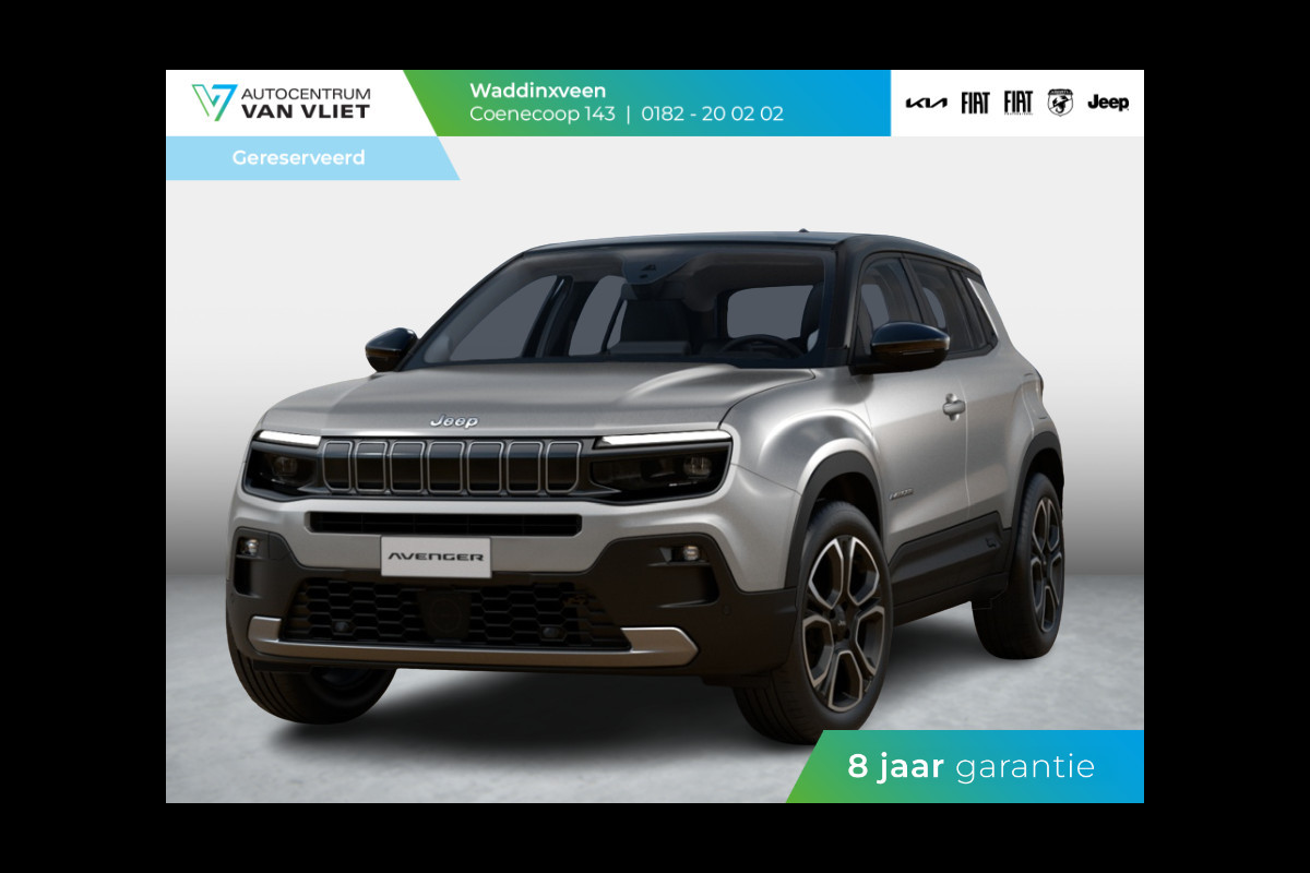 Jeep Avenger 1.2 e-Hybrid Summit | Uit voorraad leverbaar | Winter Pack | Schuif/Kanteldak | Infotaiment&Convenience Pack | Bicolore Jeep Avenger 1.2 e-Hybrid Summit | Uit voorraad leverbaar | Winter Pack | Schuif/Kanteldak | Infotaiment&Convenience Pack | Bicolore