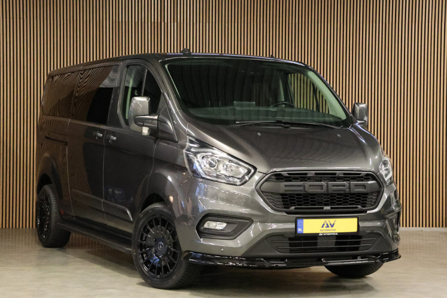 Ford Transit Custom 300 2.0 TDCI L2H1 170 PK Limited DC | B-Xenon | Blind Spot | CarPlay | Camera | Navigatie | Stoelverwarming | Trekhaak | L+R Schuifdeur | PDC V+A | MF Stuur | Dubbel cabine | 5-Zitter | Nieuwe APK | NAP Logisch