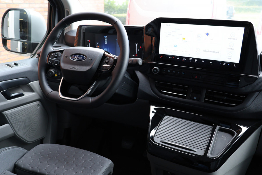 Ford Transit Custom 320 2.0 TDCI 170PK L2H1 DC LIMITED | 360 Camera | ACC | Blind Spot | Navigatie | Camera | CarPlay | Lane Assist | Elek. Trekhaak | 5-Zitter | Dubbel Cabine | MODELJAAR 2025 | BPM VRIJ | Verlengde fabrieksgarantie tot 12-2029 | Dubbel Cabine