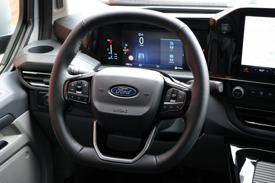 Ford Transit Custom 320 2.0 TDCI 170PK L2H1 DC LIMITED | 360 Camera | ACC | Blind Spot | Navigatie | Camera | CarPlay | Lane Assist | Elek. Trekhaak | 5-Zitter | Dubbel Cabine | MODELJAAR 2025 | BPM VRIJ | Verlengde fabrieksgarantie tot 12-2029 | Dubbel Cabine