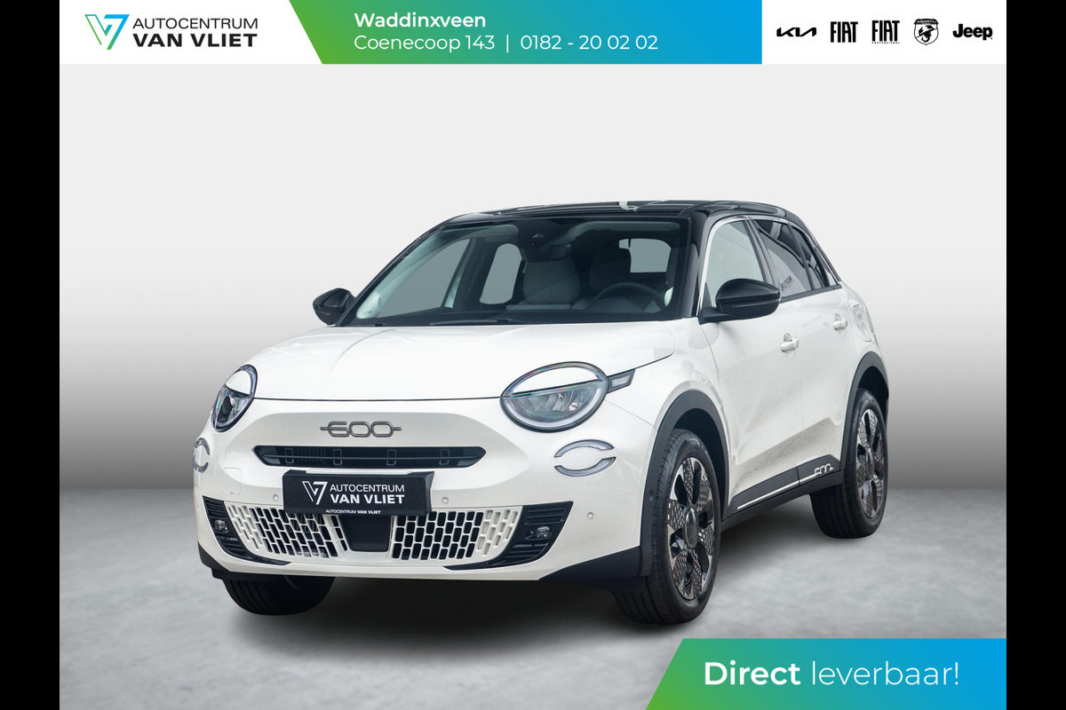 Fiat 600 1.2 Hybrid La Prima | Full Option | Bicolore | Uit voorraad leverbaar ! Fiat 600 1.2 Hybrid La Prima | Full Option | Bicolore | Uit voorraad leverbaar !