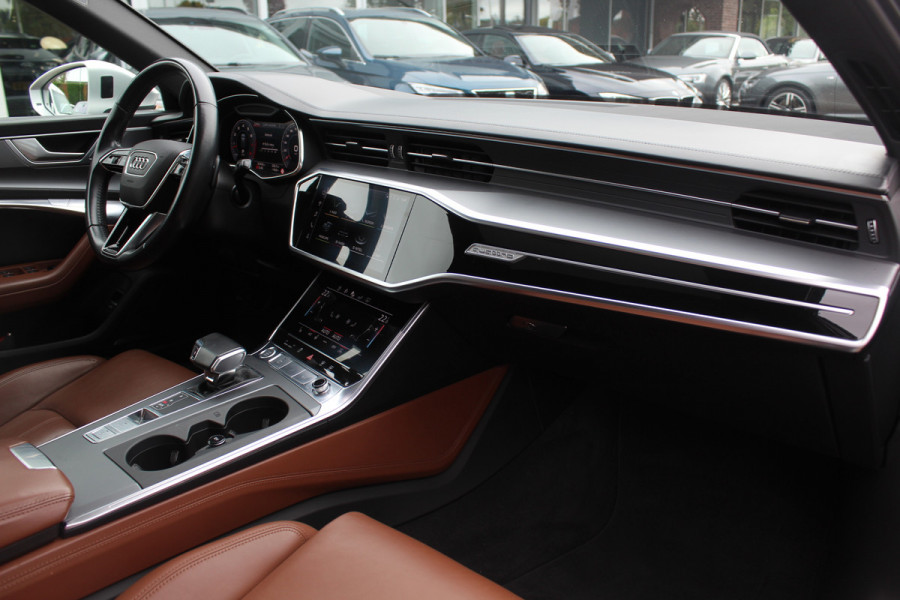 Audi A6 Allroad quattro 55 TFSI Pro Line Plus / Trekhaak / Panoramadak / Camera / Leder / Keyless / 20'' / CarPlay / B&O / Stuurverwarming / Dodehoek / DAB / ACC / Stoelverwarming / Zonnescherm zijruiten