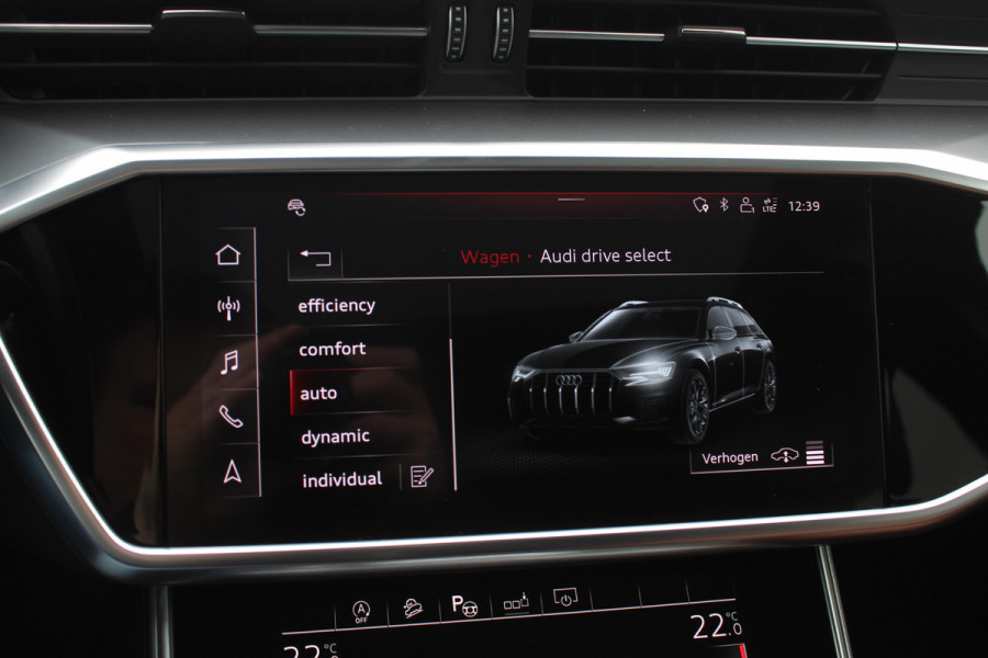 Audi A6 Allroad quattro 55 TFSI Pro Line Plus / Trekhaak / Panoramadak / Camera / Leder / Keyless / 20'' / CarPlay / B&O / Stuurverwarming / Dodehoek / DAB / ACC / Stoelverwarming / Zonnescherm zijruiten