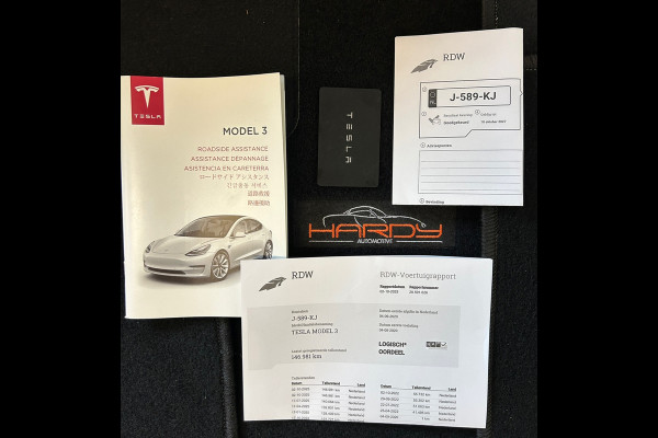 Tesla Model 3 Long Range AWD 75 kWh Trekhaak (1.000kg) 87% SOH 19 INCH Rijklaarprijs!