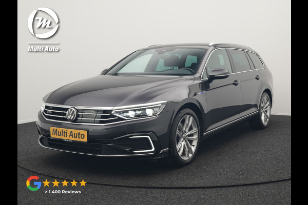 Volkswagen Passat Variant 1.4 TSI GTE Business Plug In Hybrid 218pk Dealer O.H PHEV | Trekhaak Af Fabriek | Adaptive Cruise | Alcantara Sportstoelen Massage & Verwarmd | IQ Light | Apple Carplay | Keyless | Blis | Navigatie | Virtual | DAB |