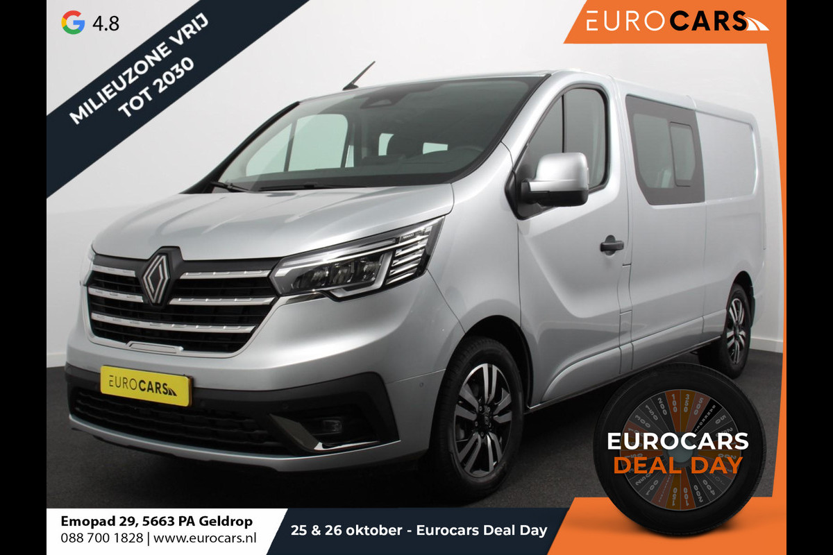Renault Trafic 2.0 Blue dC1 150 EDC T29 L2H1 Extra Dubbele Cabine Navigatie Airco Lichtmetalen velgen Betimmering Trekhaak Camera Parkeer sensoren Dab Renault Trafic 2.0 Blue dC1 150 EDC T29 L2H1 Extra Dubbele Cabine Navigatie Airco Lichtmetalen velgen Betimmering Trekhaak Camera Parkeer sensoren Dab