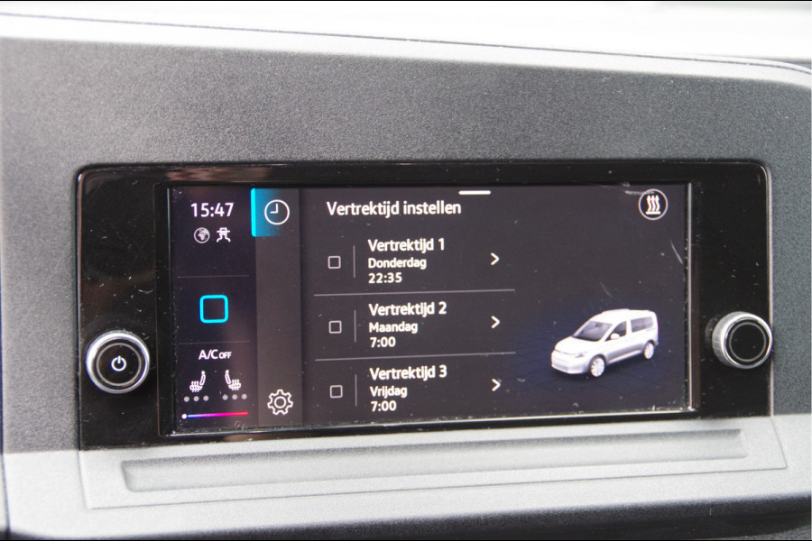 Volkswagen Caddy Cargo 2.0 TDI BLACK LINE 122PK AUT. LED, TREKHAAK, STANDKACHEL, CAMERA, CRUISE, AIRCO, PARKEERSENSOREN