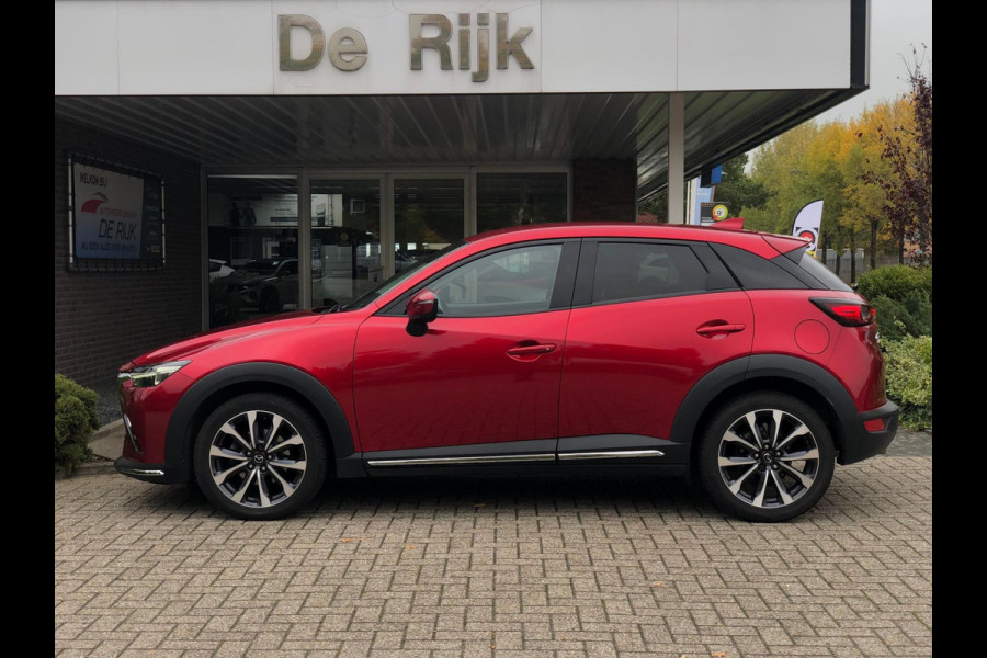 Mazda CX-3 2.0 SkyActiv-G 150 GT-M 4WD | Head-Up, Half leder, Navi, Camera, Carplay/Android, Stoelverw., Trekhaak | 1e Eigenaar |