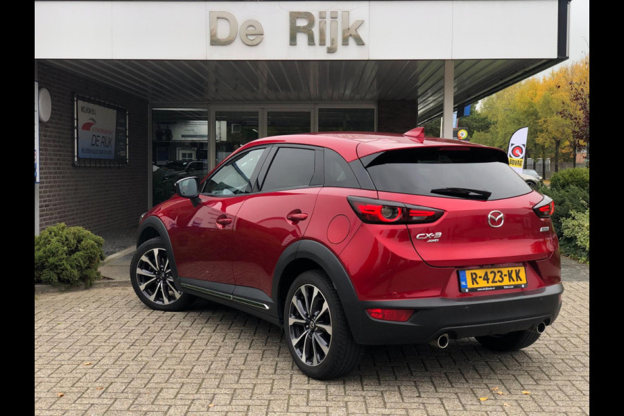 Mazda CX-3 2.0 SkyActiv-G 150 GT-M 4WD | Head-Up, Half leder, Navi, Camera, Carplay/Android, Stoelverw., Trekhaak | 1e Eigenaar |
