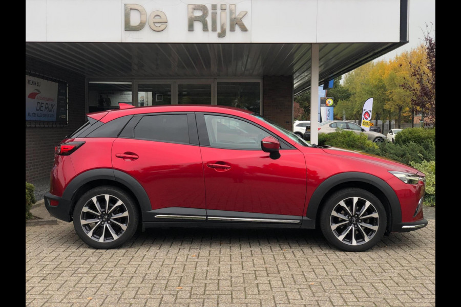 Mazda CX-3 2.0 SkyActiv-G 150 GT-M 4WD | Head-Up, Half leder, Navi, Camera, Carplay/Android, Stoelverw., Trekhaak | 1e Eigenaar |