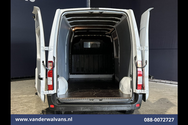 Renault Master 2.3 dCi 131pk L3H2 Euro6 Airco | Camera | Navigatie | Cruisecontrol | 270 Graden Achterdeuren Parkeersensoren, Bijrijdersbank
