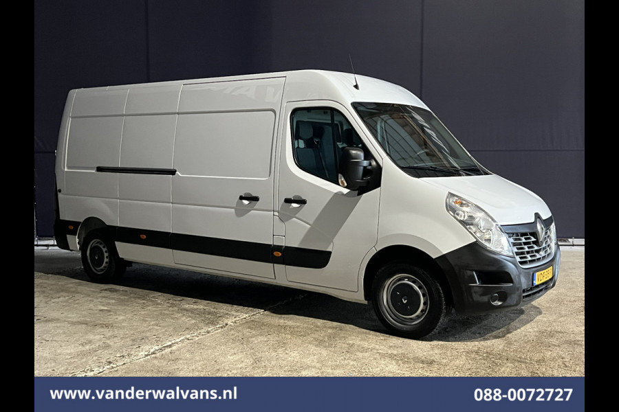 Renault Master 2.3 dCi 131pk L3H2 Euro6 Airco | Camera | Navigatie | Cruisecontrol | 270 Graden Achterdeuren Parkeersensoren, Bijrijdersbank
