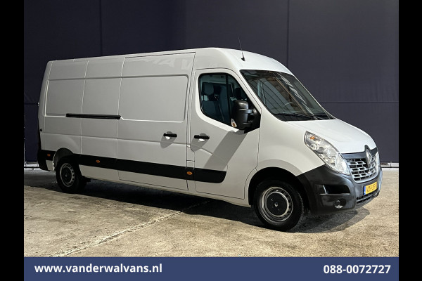 Renault Master 2.3 dCi 131pk L3H2 Euro6 Airco | Camera | Navigatie | Cruisecontrol | 270 Graden Achterdeuren Parkeersensoren, Bijrijdersbank