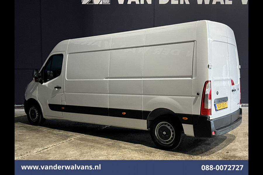 Renault Master 2.3 dCi 131pk L3H2 Euro6 Airco | Camera | Navigatie | Cruisecontrol | 270 Graden Achterdeuren Parkeersensoren, Bijrijdersbank