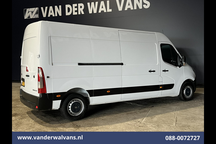 Renault Master 2.3 dCi 131pk L3H2 Euro6 Airco | Camera | Navigatie | Cruisecontrol | 270 Graden Achterdeuren Parkeersensoren, Bijrijdersbank