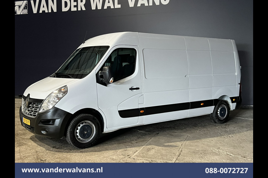 Renault Master 2.3 dCi 131pk L3H2 Euro6 Airco | Camera | Navigatie | Cruisecontrol | 270 Graden Achterdeuren Parkeersensoren, Bijrijdersbank