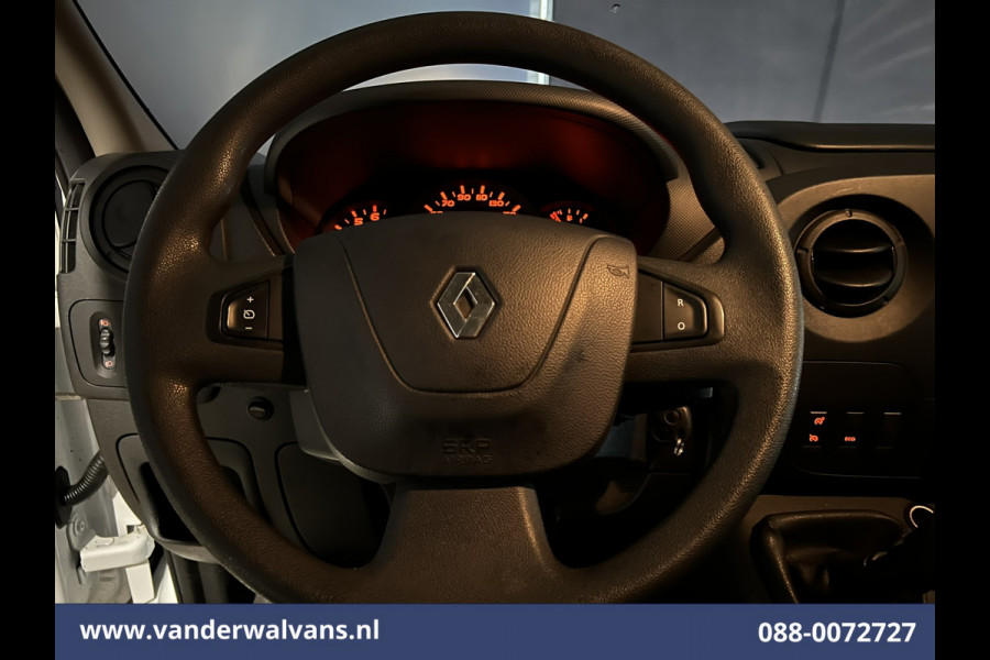 Renault Master 2.3 dCi 131pk L3H2 Euro6 Airco | Camera | Navigatie | Cruisecontrol | 270 Graden Achterdeuren Parkeersensoren, Bijrijdersbank