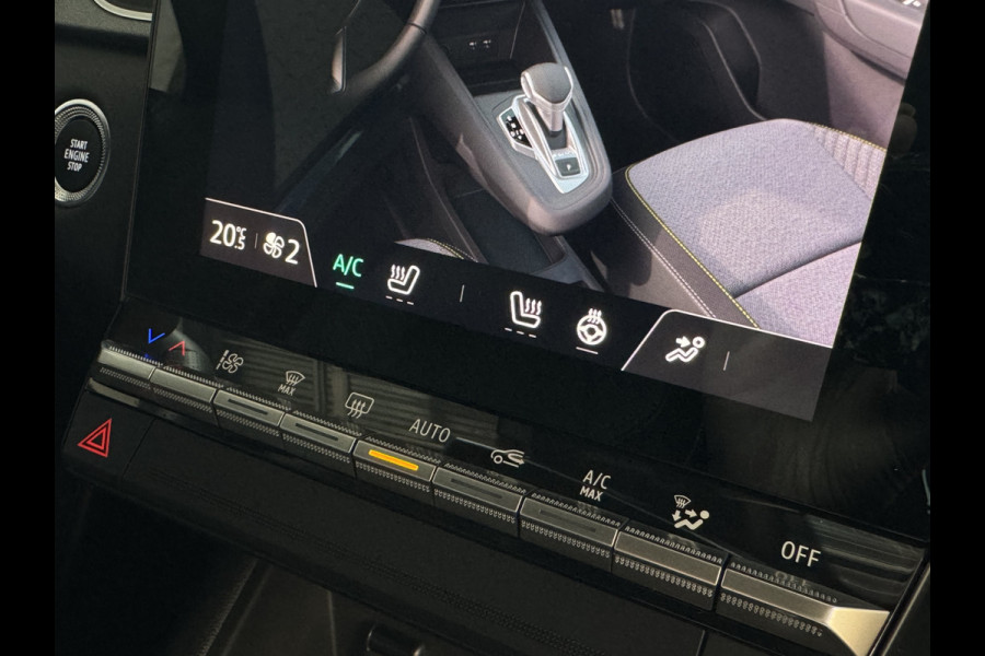 Renault Captur 1.3 MILD HYBRID 160 TECHNO CAMERA 18''LMV STOEL/STUUR .VERW PURE VISION LED 10'' R-LINK NAVI 2025 EDC-automaat (Efficiënt Dual Clutch) 7 Versnellingen 1200KG Trekgewicht