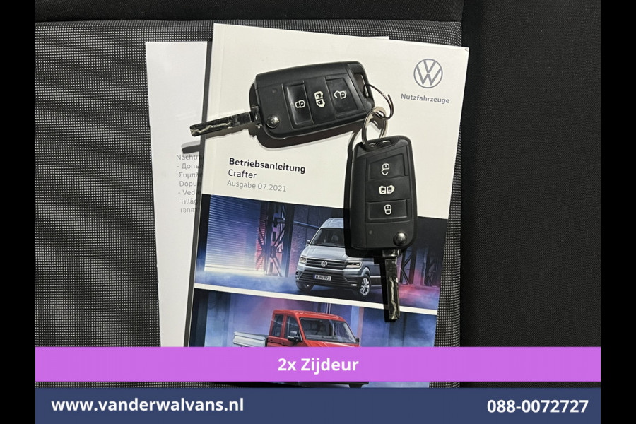 Volkswagen Crafter 2.0 TDI 141pk L4H3 L3H2 Euro6 Airco | 2x zijdeur | Camera | Apple Carplay Android Auto, 270 Graden achterdeuren, Parkeersensoren, Bijrijdersbank, 3000kg Trekvermogen
