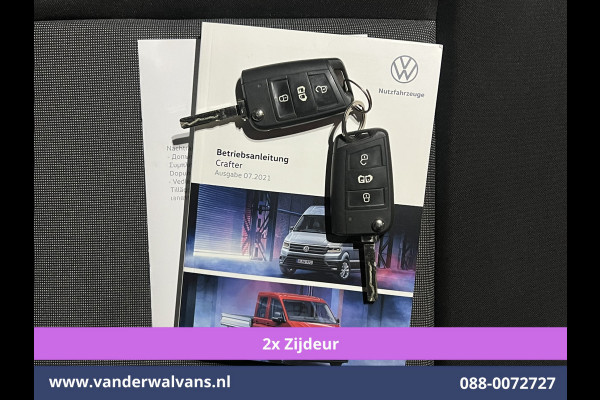 Volkswagen Crafter 2.0 TDI 141pk L4H3 L3H2 Euro6 Airco | 2x zijdeur | Camera | Apple Carplay Android Auto, 270 Graden achterdeuren, Parkeersensoren, Bijrijdersbank, 3000kg Trekvermogen