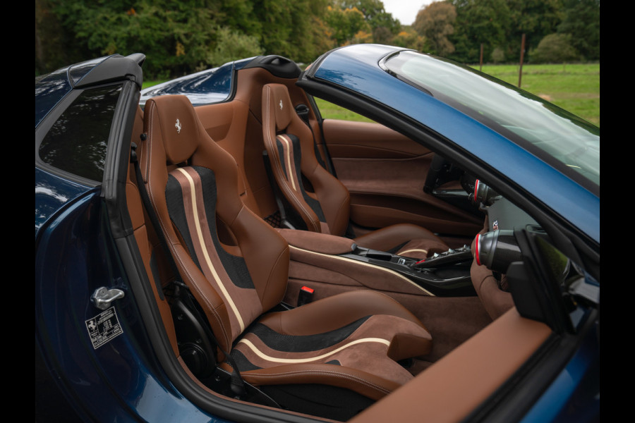 Ferrari 812 GTS 6.5 V12 | Blu Swaters | Airbrushed Shields | Full Carbon spec | Lift | JBL | Surround view | ADAS | Racing seats