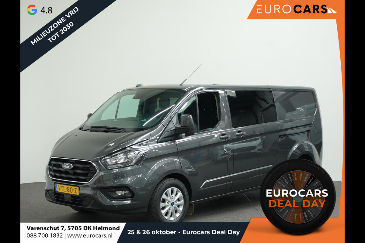 Ford Transit Custom 300 2.0 TDCI L2H1 Limited Dubbele Cabine Automaat Navigatie Airco 2 Schuifdeuren Trekhaak PDC Carplay DAB Ford Transit Custom 300 2.0 TDCI L2H1 Limited Dubbele Cabine Automaat Navigatie Airco 2 Schuifdeuren Trekhaak PDC Carplay DAB