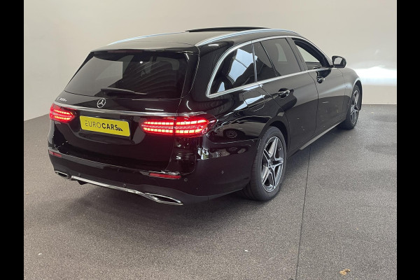 Mercedes-Benz E-Klasse 300e PHEV AMG Line Auto. Estate Panoramadak Navigatie Appel Carplay/ Android Auto Parkeersensoren Cruise Control Led Burmester Soundsystem Sfeerverlichting Elektrische achterklep Climate Control