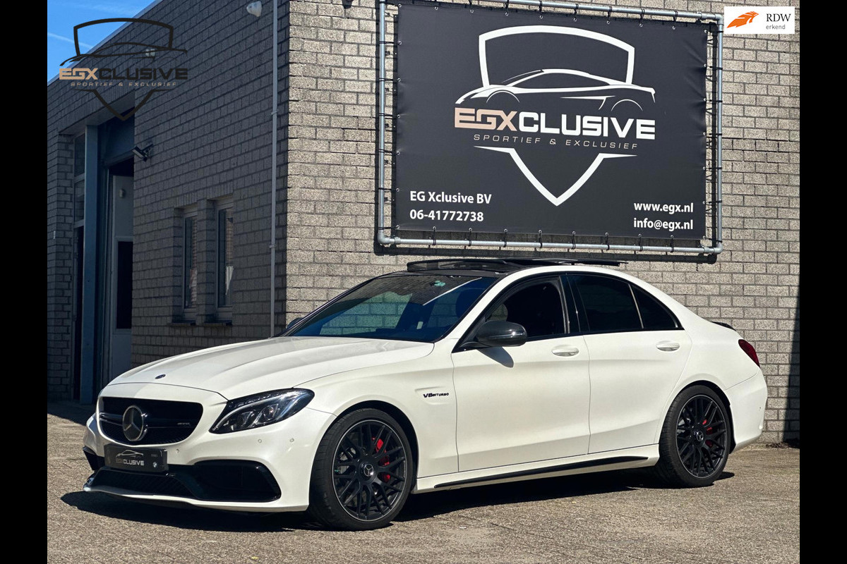 Mercedes-Benz C63S C63 AMG S 510PK HUD/Burmester/Pano/Parlemoer